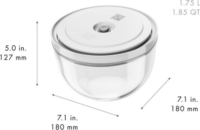 Zwilling Fresh&Save Vékumfóliázó készlet (9db/csomag) - Fehér