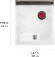 Zwilling Fresh&Save Vékumfóliázó készlet (9db/csomag) - Fehér