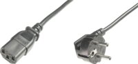 Digitus AK-440100-050-S 250V CEE 7/7 - IEC C13 5m Hálózati tápkábel - Fekete
