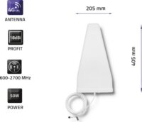 Qoltec 57021 Kültéri 4G LTE Hálózati Antenna - Fehér