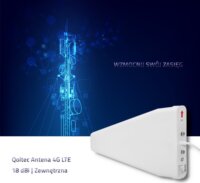 Qoltec 57021 Kültéri 4G LTE Hálózati Antenna - Fehér