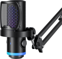 Boya CastMic G40B USB Asztali Kondenzátor Mikrofon állvánnyal - Fekete