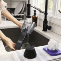 Black & Decker DVD320BP Porzsák nélküli Akkus kézi porszívó 12V - Fekete