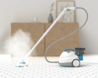 Black & Decker BHSMP2314-QS Gőztisztító Felmosó készülék 2300 Watt - Fehér/kék