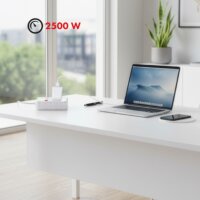Maclean MCE387 W 3x USB-A Hálózati Elosztó 2 aljzatos 1.5m - Fehér