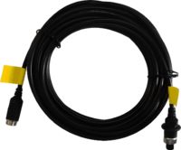 Hikvision AE-MC0201-10 CCTV 4-pin Kamera Hosszabbító Kábel 10m - Fekete