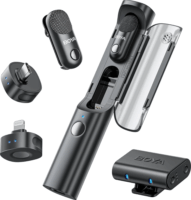 Boya Magic-02 4az 1ben Wireless / USB-C / Lightning Mikrofon - Fekete