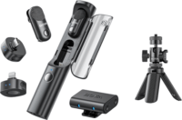Boya Magic-01 4az 1ben Wireless / USB-C / Lightning Mikrofon - Fekete