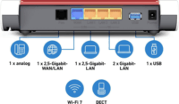 FRITZ! Box 4630 2880 MBit/s Wifi 7 Router