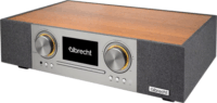 Albrecht DR 1000 All-in-One Soundsystem Internet Rádió - Szürke/Fa