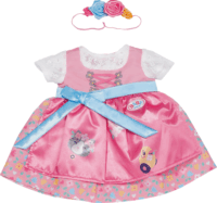 Zapf Creation BABY born Dirndl hercegnő ruha 43cm babákhoz
