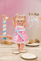 Zapf Creation BABY born Dirndl hercegnő ruha 43cm babákhoz