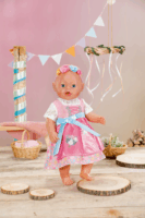 Zapf Creation BABY born Dirndl hercegnő ruha 43cm babákhoz