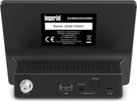 Imperial DABMANI420BK Kompakt hibrid Internet rádió - Fekete
