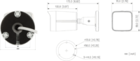 Dahua IPC-HFW1839TC-A-IL-0360B-S6 4K UHD 8,3MP Okos Kültéri / beltéri Kamera - Fehér