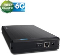 Fantec DB-G35U3-6G 3.5" USB-B 3.2 Gen 1 Külső HDD Ház - Fekete