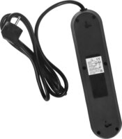 Maclean MCE394 B 3x USB-A Hálózati Elosztó 3 aljzatos 1.5m - Fekete