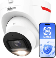 Dahua IPC-HDW2849T-S-LED-0280B-PRO 8MP Okos Kültéri Dome Kamera - Fehér