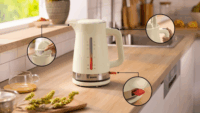 Bosch MyMoment Elektromos vízforraló 1.7 L 2400W - Krémszínű