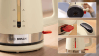 Bosch MyMoment Elektromos vízforraló 1.7 L 2400W - Krémszínű