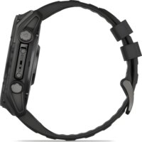 Garmin Fenix 8 Férfi Okosóra 51mm Fekete Szilikon Szíjjal - Fekete / Titán