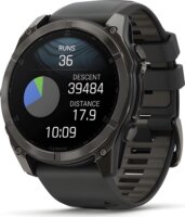 Garmin Fenix 8 Férfi Okosóra 51mm Fekete Szilikon Szíjjal - Fekete / Titán