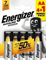 Energizer Power Alkáli AA Ceruzaelem 1.5V (4+1db / csomag)