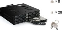 Fantec MR-SA1262-12G SAS/SATA 6x 2.5" HDD/SSD Backplane Modul - Fekete