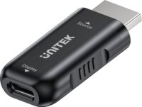 Unitek V1187BBK01 USB-C apa - HDMI 4K 60Hz anya Adapter - Fekete
