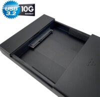 Fantec PL-25U31 2.5" USB-C 3.2 Gen 2 Külső HDD/SSD ház - Fekete