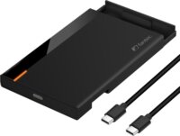 Fantec PL-25U31 2.5" USB-C 3.2 Gen 2 Külső HDD/SSD ház - Fekete