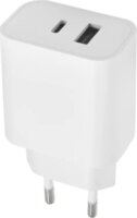 Maxlife MXTC-06 USB-C / USB-A Hálózati Töltő Adapter 20W - Fehér