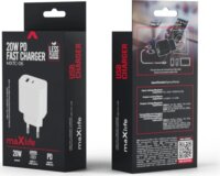 Maxlife MXTC-06 USB-C / USB-A Hálózati Töltő Adapter 20W - Fehér