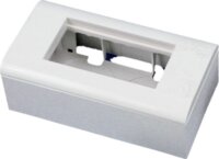Alantec OS010 90x45 Fali Szerelődoboz kerettel és tartóval - Fehér
