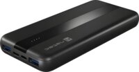 Natec Trevi Slim Q V2 Powerbank 10000mAh 20W + USB-C Kábel 1m - Fekete