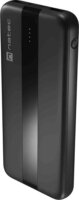 Natec Trevi Slim Q V2 Powerbank 10000mAh 20W + USB-C Kábel 1m - Fekete