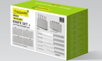 Maestro MR-1412-GREY Rozsdamentes acél késkészlet 10 darabos - Szürke