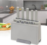 Maestro MR-1412-GREY Rozsdamentes acél késkészlet 10 darabos - Szürke