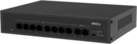 Imou SF110P-65-IMOU 8+2 port 100Mbps PoE Asztali Switch
