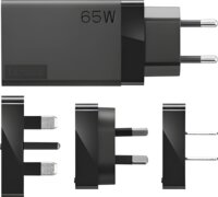 Lenovo G0A6N065WW USB-C Utazó Hálozati Töltő Adapter 65W + USB-C Kábel 1.8m + Hordtáska - Fekete