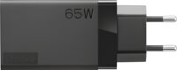 Lenovo G0A6N065WW USB-C Utazó Hálozati Töltő Adapter 65W + USB-C Kábel 1.8m + Hordtáska - Fekete