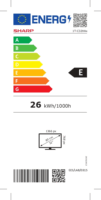 Sharp 32" 32HA1205E 16:9 HD LED TV