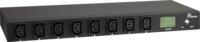 Inter-Tech SA-0816 19" Rack 8 aljzatos C13 kapcsolható elosztó - Fekete