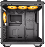 ASUS TUF Gaming GT502 Plus 750W Midi Torony Számítógépház + 7db 120mm ventilátor - Fekete