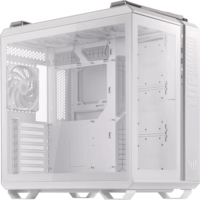 ASUS TUF Gaming GT502 Plus 750W Midi Torony Számítógépház + 7db 120mm ventilátor - Fehér