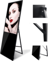 Digital Totem 43" Superslim E-poster 16:9 4K UltraHD IPS hordozható Digitális kijelző