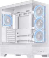 ASUS A31 Plus 850W Midi Torony Számítógépház + 4db 120mm ventilátor - Fehér