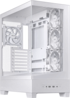 ASUS A31 Plus 850W Midi Torony Számítógépház + 4db 120mm ventilátor - Fehér