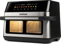 G3 Ferrari G10223 AirFryer Forrólevegős sütő 2x6L 2200 Watt - Fekete / Inox