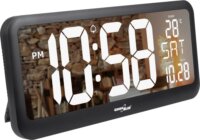 Maclean GB214 LCD Digitális óra hőmérséklet kijelzővel 37x17cm - Fekete